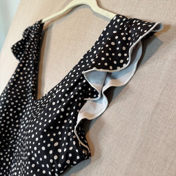 Summersalt The Ruffle Backflip Polka Dot One Piece 18 Retro Classic Swimwear - Picture 6 of 10